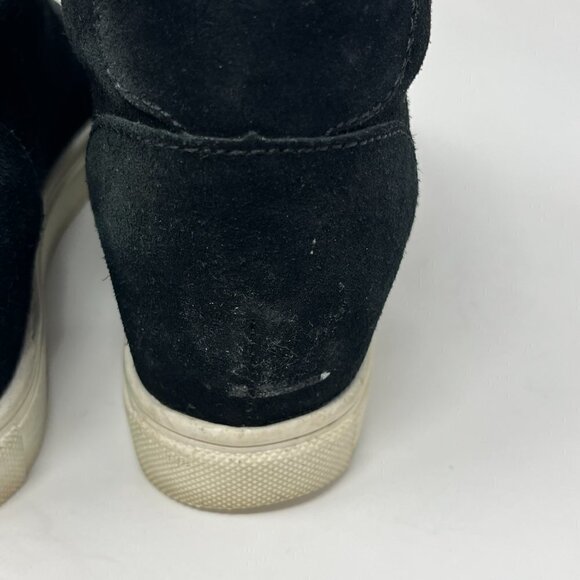 Blondo Glenda wedge sneakers black suede 6.5 women waterproof - Picture 7 of 13